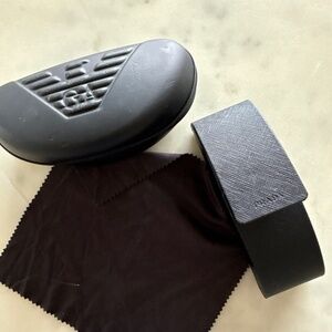 Bundle of two cases Prada and Georgia Armani